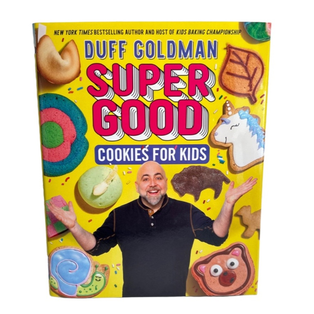 🌻4/$20 Duff Goldman Super Good Cookies for Kids Hardcover Recipe Book 2022